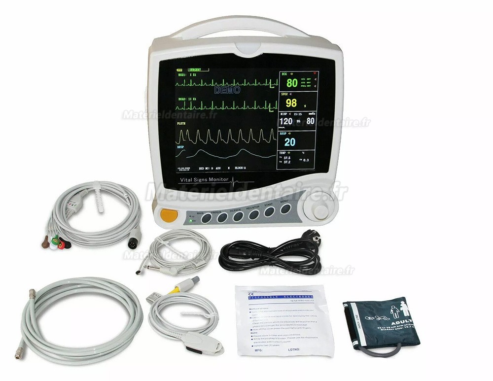 8″ Ecran Tactile Multi-paramètre Moniteur Patient CMS6800